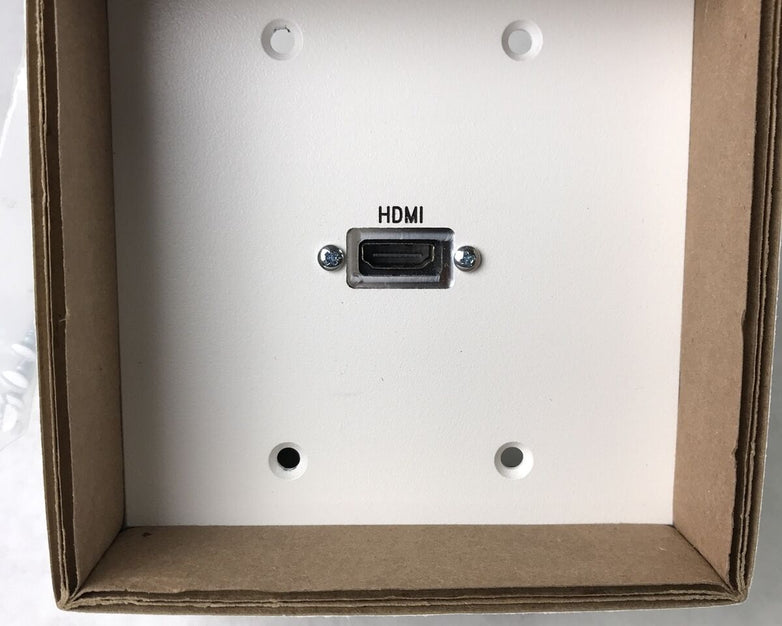 Panel Crafters 1-Gang HDMI Wall Plate S66227-WQ555720 Lot of (2)
