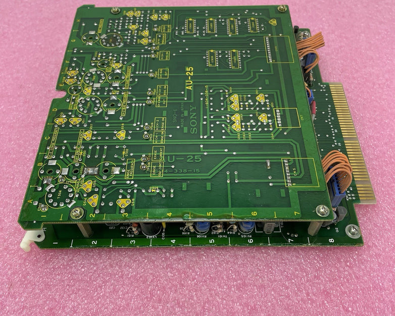 Sony AU-25 & AU-13 Board BVU-800 U-Matic - Untested
