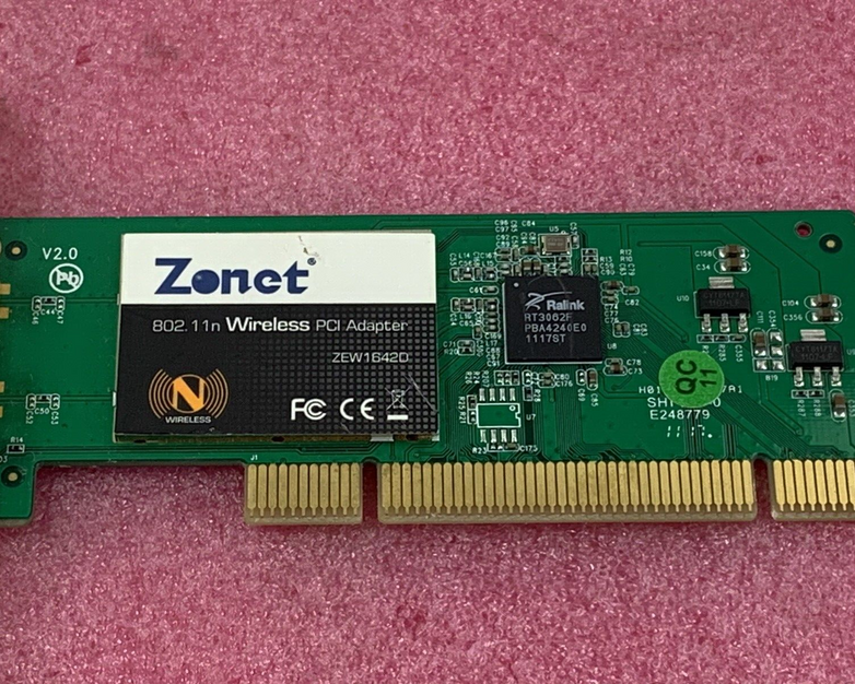 Zonet 802.11 Wireless PCI Adapter Zew16420