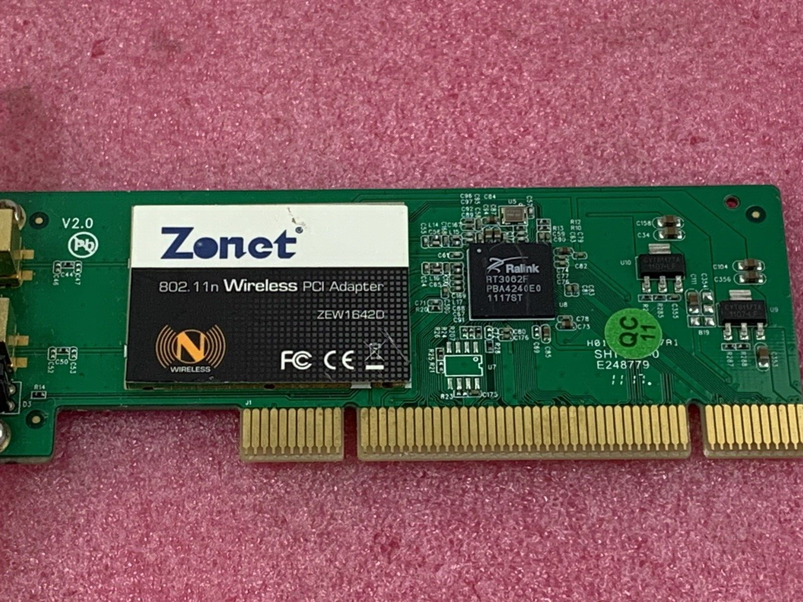 Zonet 802.11 Wireless PCI Adapter Zew16420