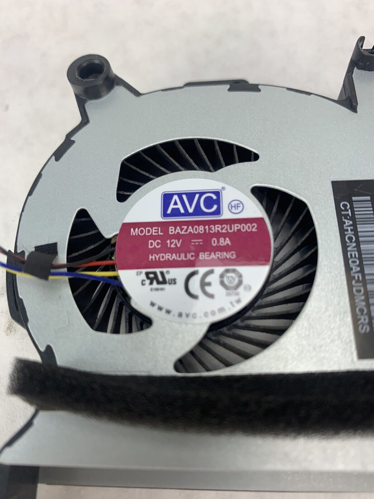 AVC BAZA0813R2U 12V 0.8A Turbo Blower Temperature Control PWM All-in-one Cooling
