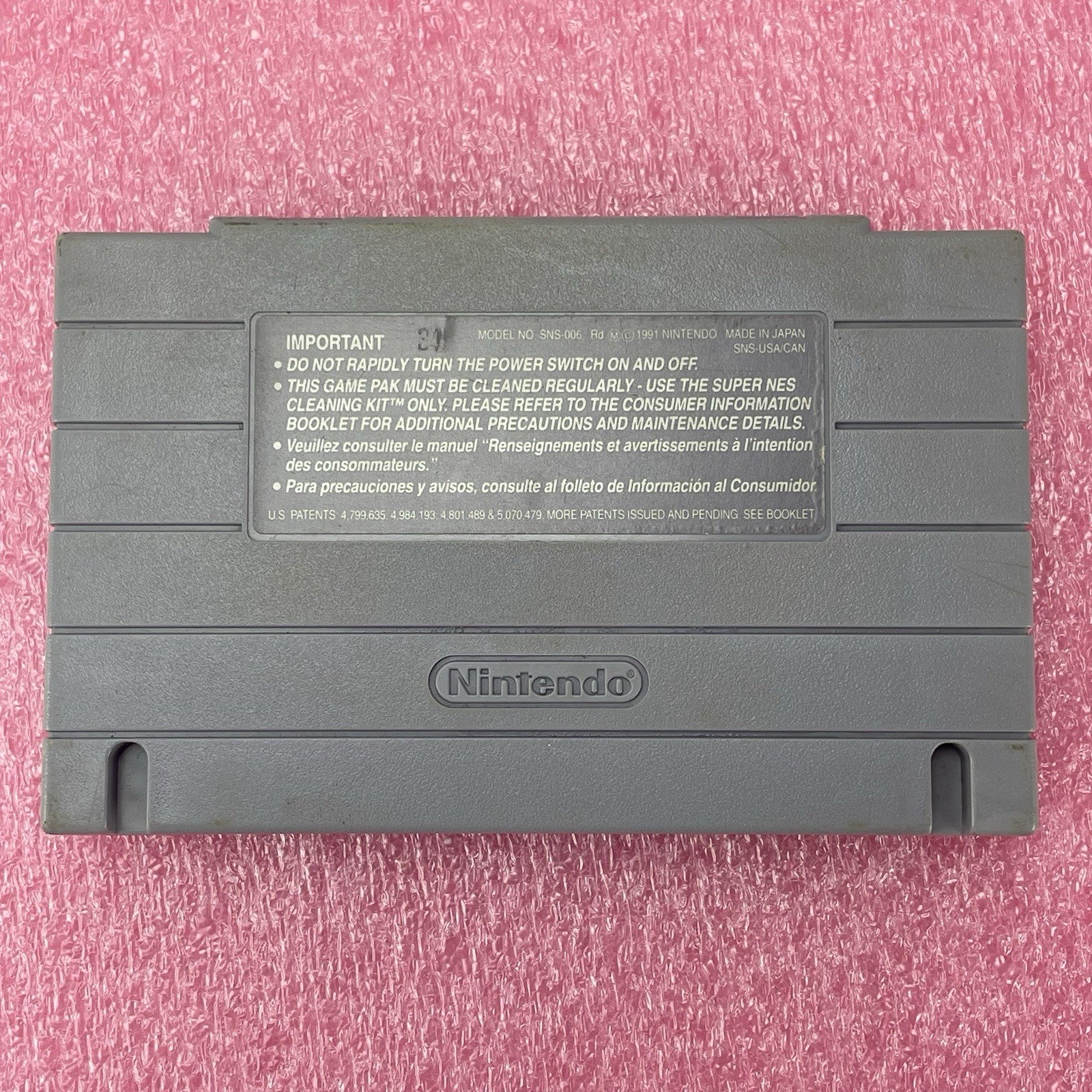 Nintendo Super Mario Kart SNES Game Cartridge NTSC Untested5