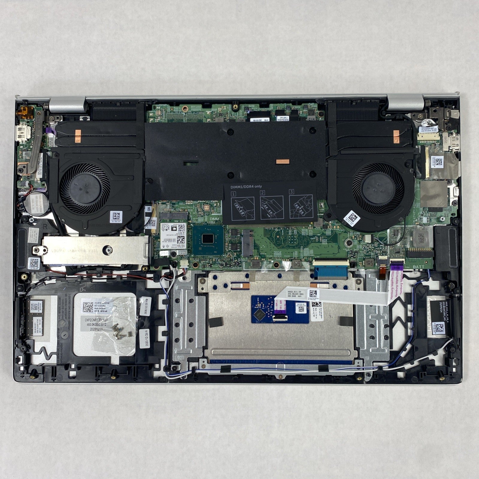 Dell Inspiron 15 7501 15.6" Touch i5-10300H 2.5GHz 16GB RAM No Battery No HDD/OS