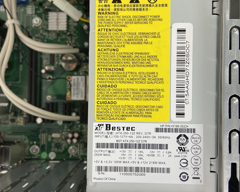 HP Pavilion P7-1054 MT AMD Athlon 2 x4 645 3.1GHz 2GB RAM No HDD No OS