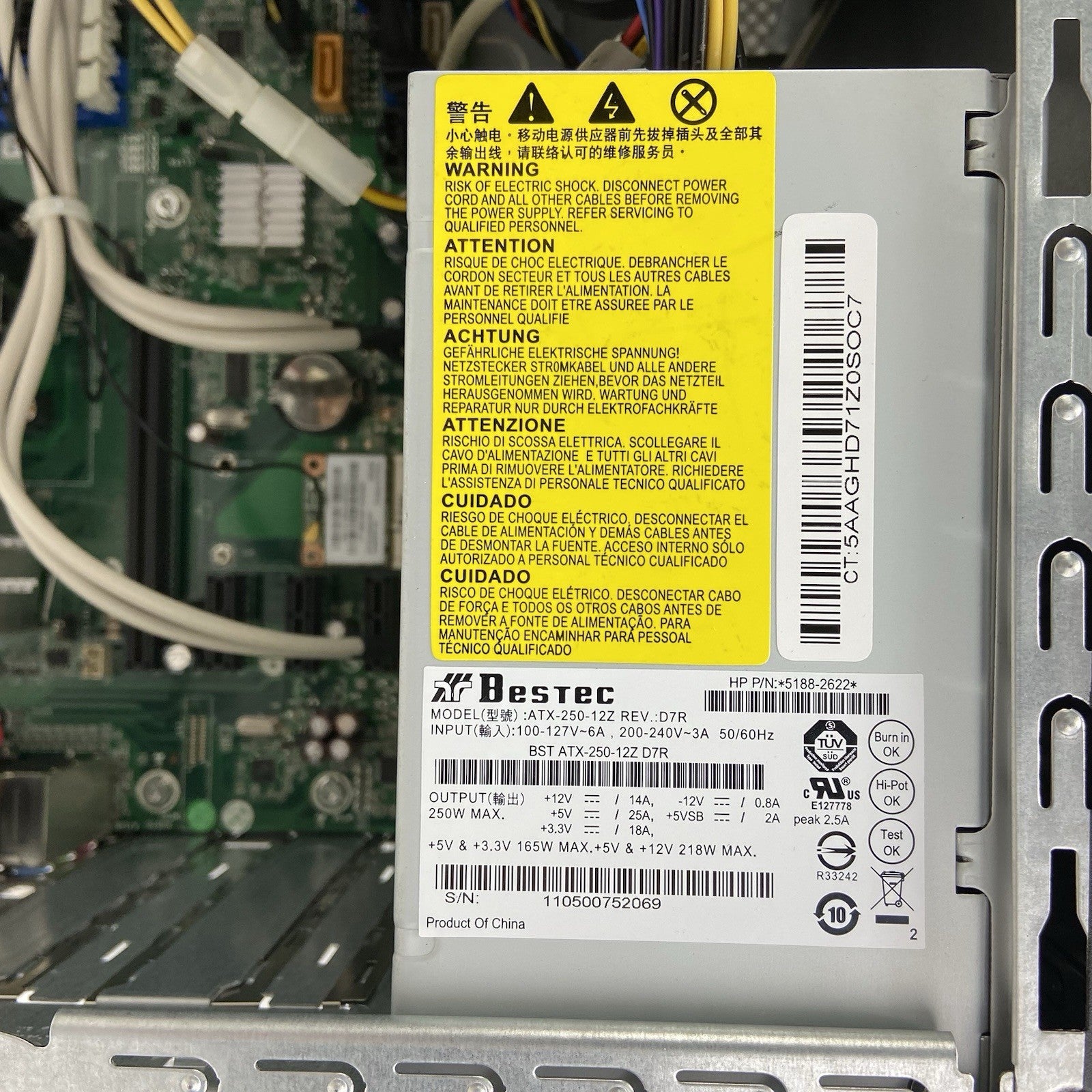 HP Pavilion P7-1054 MT AMD Athlon 2 x4 645 3.1GHz 2GB RAM No HDD No OS12