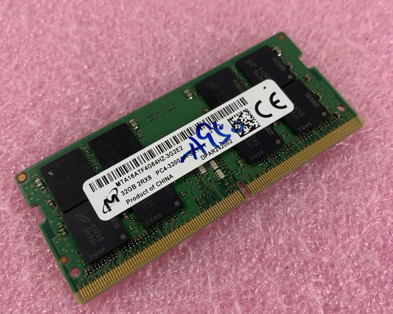 Micron MTA16ATF4G64HZ-3G2E2 32 GB 2Rx8 PC4-3200AA Laptop RAM