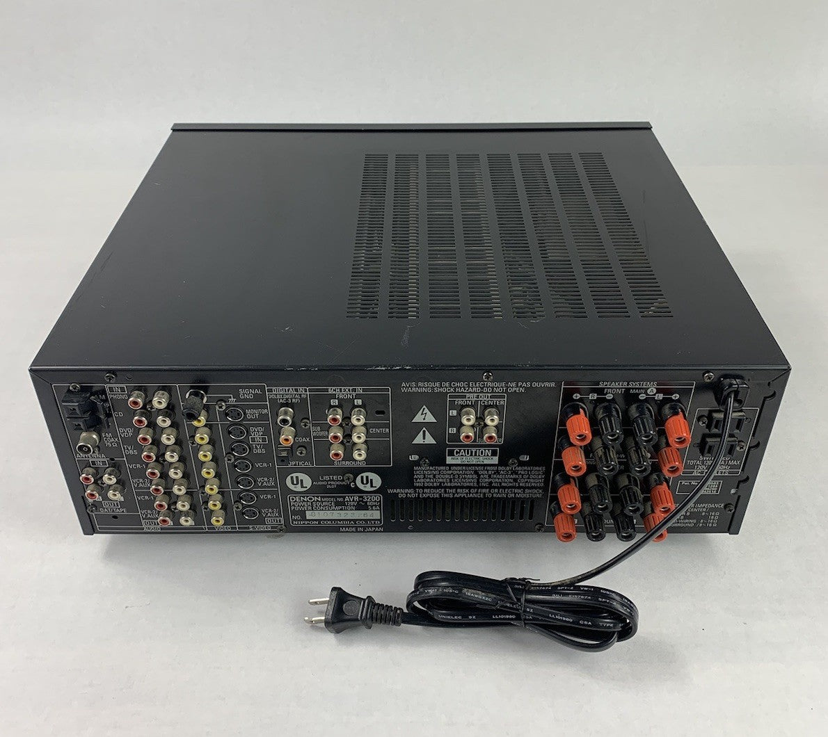 Denon AVR-3200 AV Sound Receiver - Parts or Repair