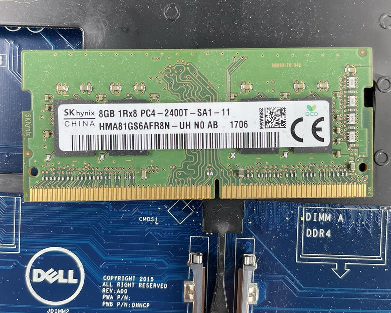 Dell Latitude E5570 15.6" Core i5-6300U 2.40 GHz 8 GB RAM No SSD No OS No Batter