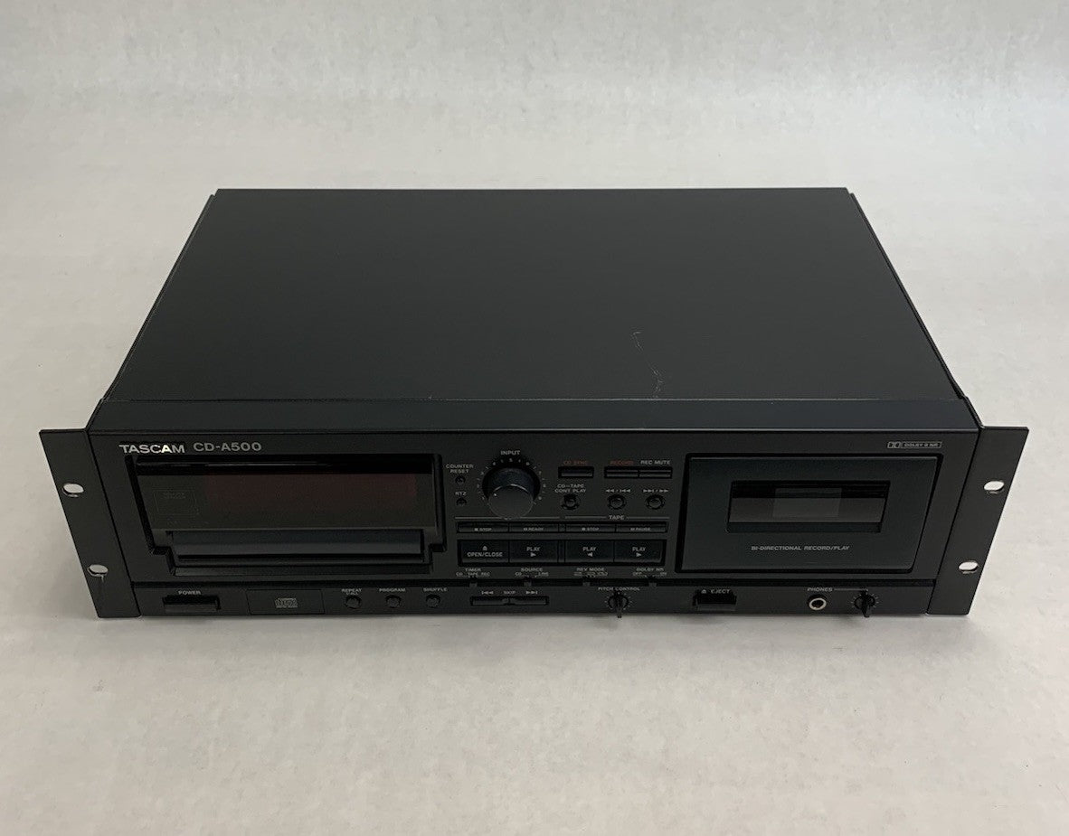 Tascam CD-A500 CD Player / Cassette Combination Deck - Parts or Repair