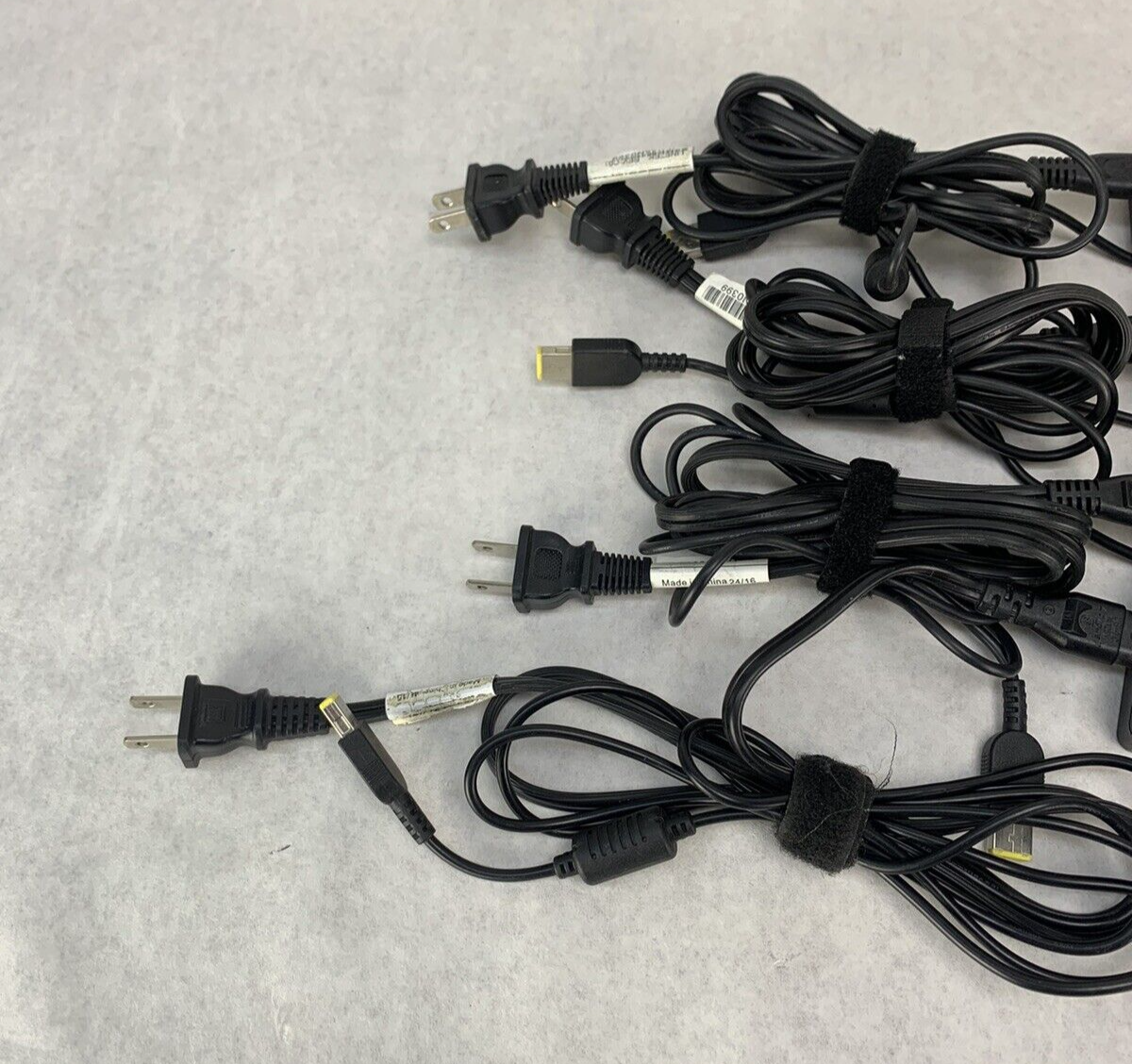 Mixed Lot of 4 Lenovo AC/DC Adapter ADLX45NCC2A ADLX65NCC2A