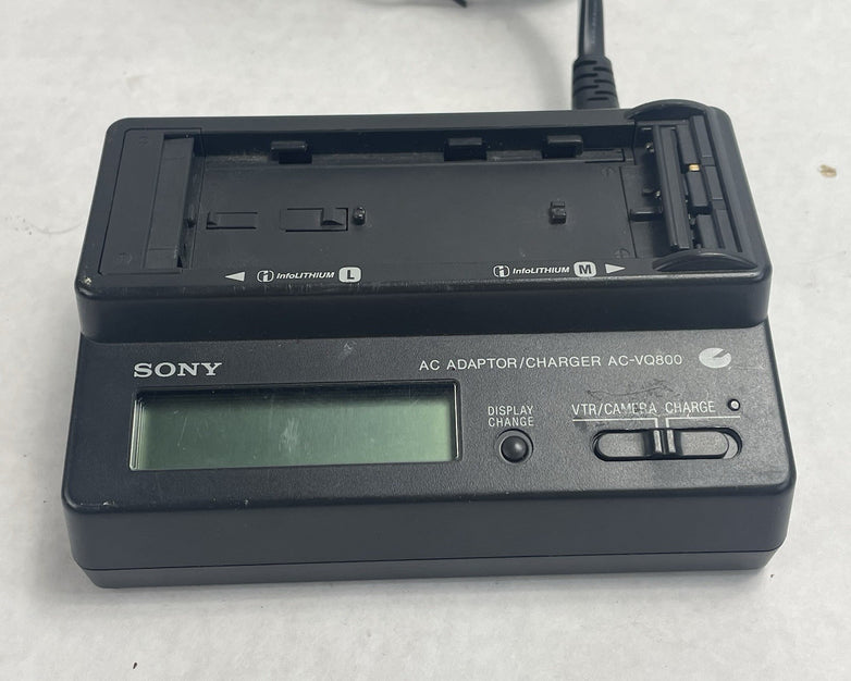 Sony Power Adapter and Charger for L/M Series Batteries (AC-VQ800)