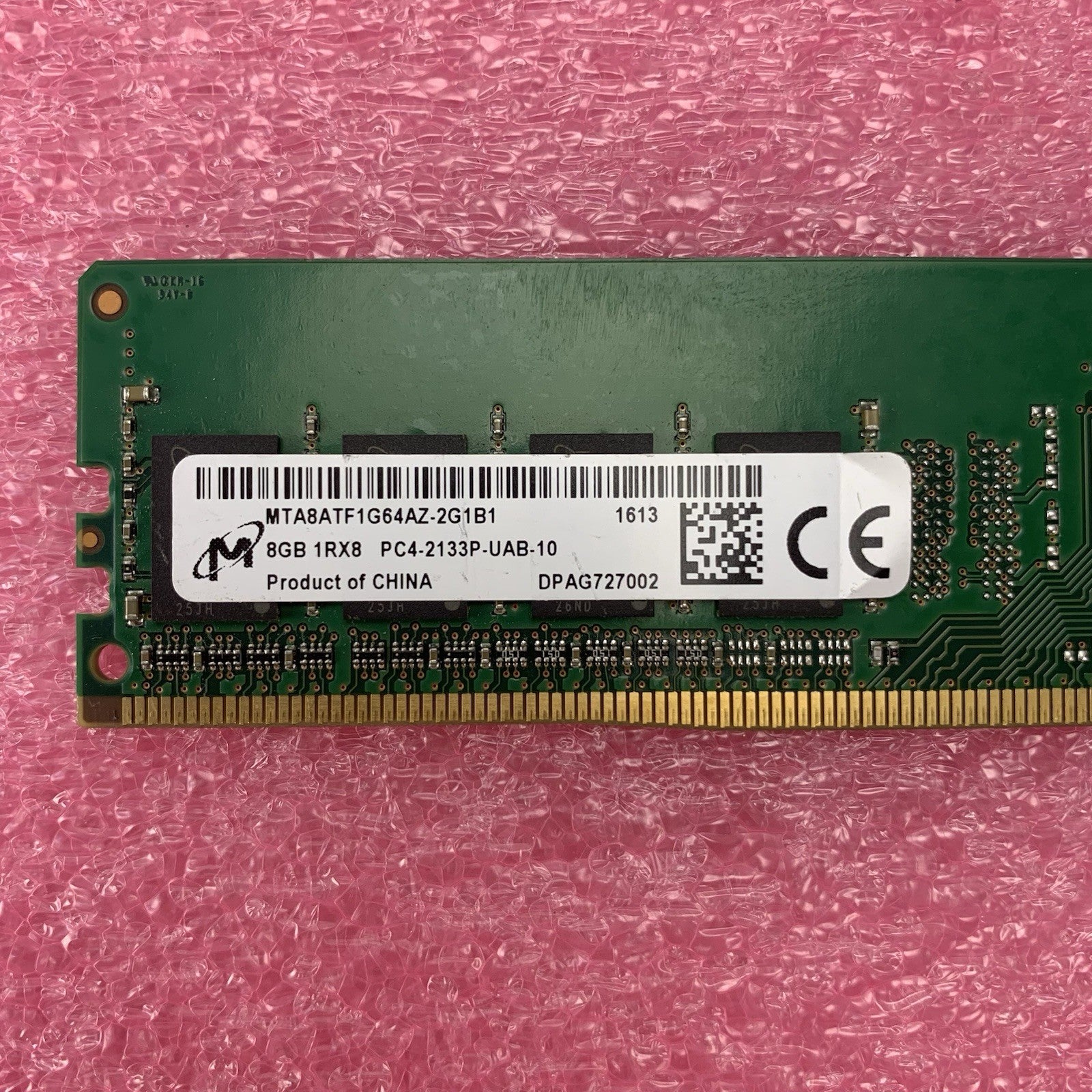 Micron Crucial MTA8ATF1G64AZ-2G1B1 PC4-2133P-UAB-10 8GB 1Rx8 Desktop Memory RAM6