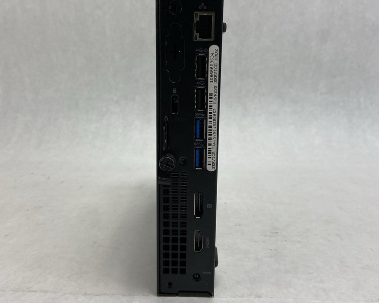 Dell Optiplex 3040 MFF Intel Core i3-6100T 3.2GHz 8GB RAM No AC/HDD/OS