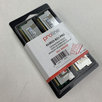 Samsung M395T1K66AZ4-CE66 8 GB 2Rx4 DDR2 PC2-5300F 667MHz New Lot of 2x