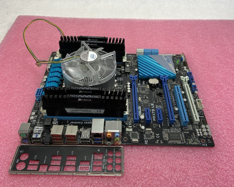 Asus P9X79 Motherboard Intel Core i7-4820K 3.7GHz 16GB RAM w/IO