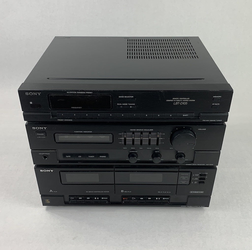 Sony LBT-D105 Compact Hi-Fidelity Stereo System - Parts or Repair