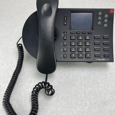 ShoreTel IP 265 Shorephone S36 VoIP Phone 6 Line Display w/ Stand + Handset