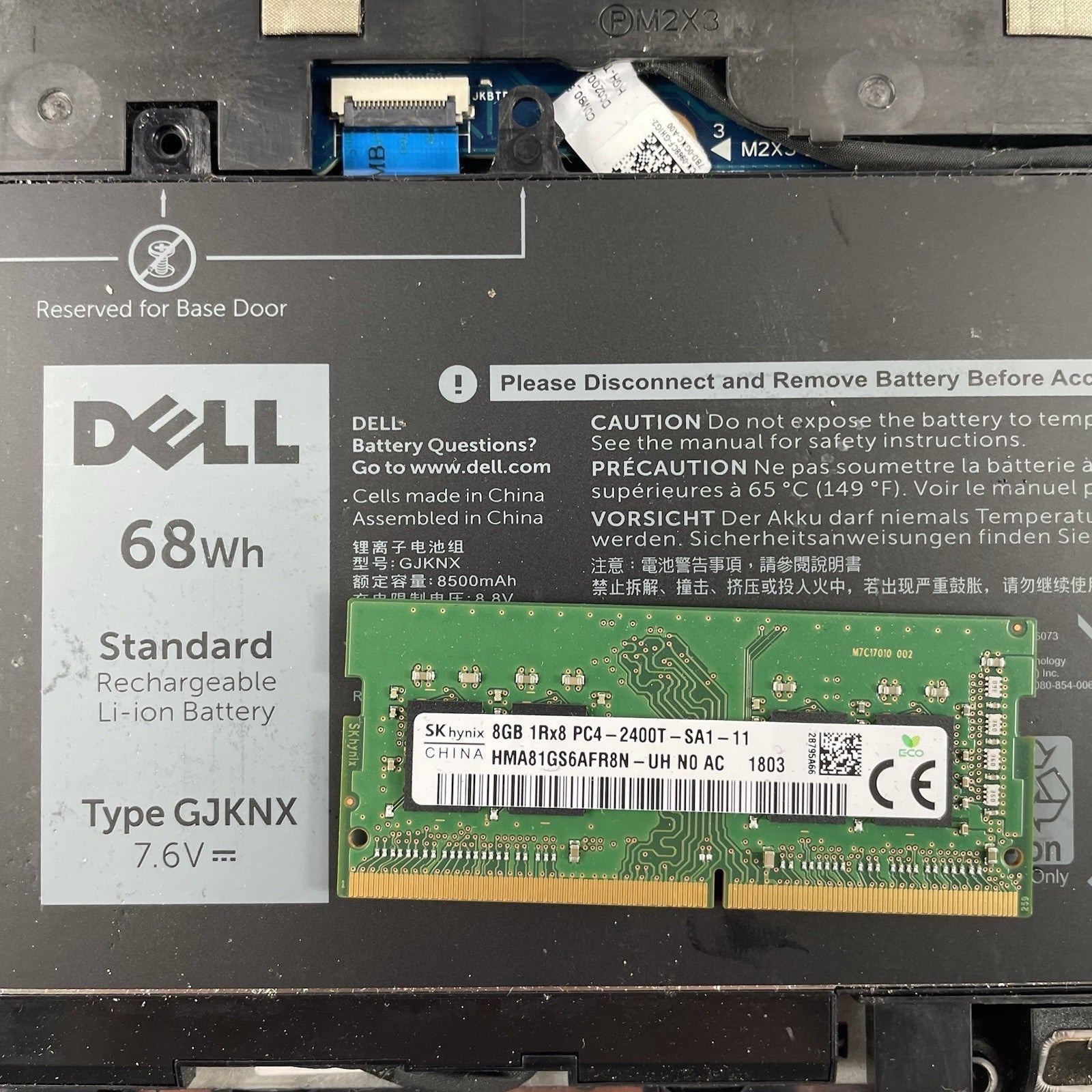 Dell Latitude 5580 15.6" i5-7300U 2.60 GHz 8 GB RAM No SSD/OS/AC23