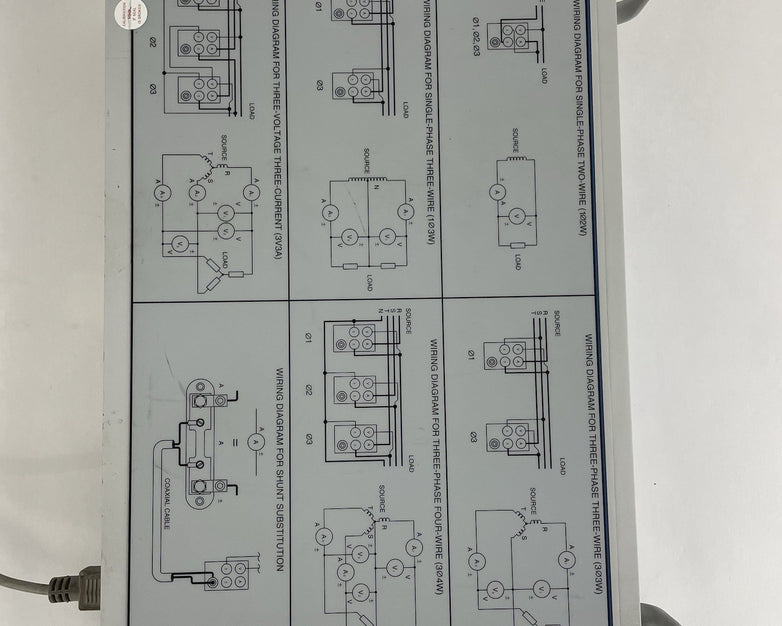 Magtrol 6530 3-Phase Power Analyzer Power Tested For Parts Missing Buttons