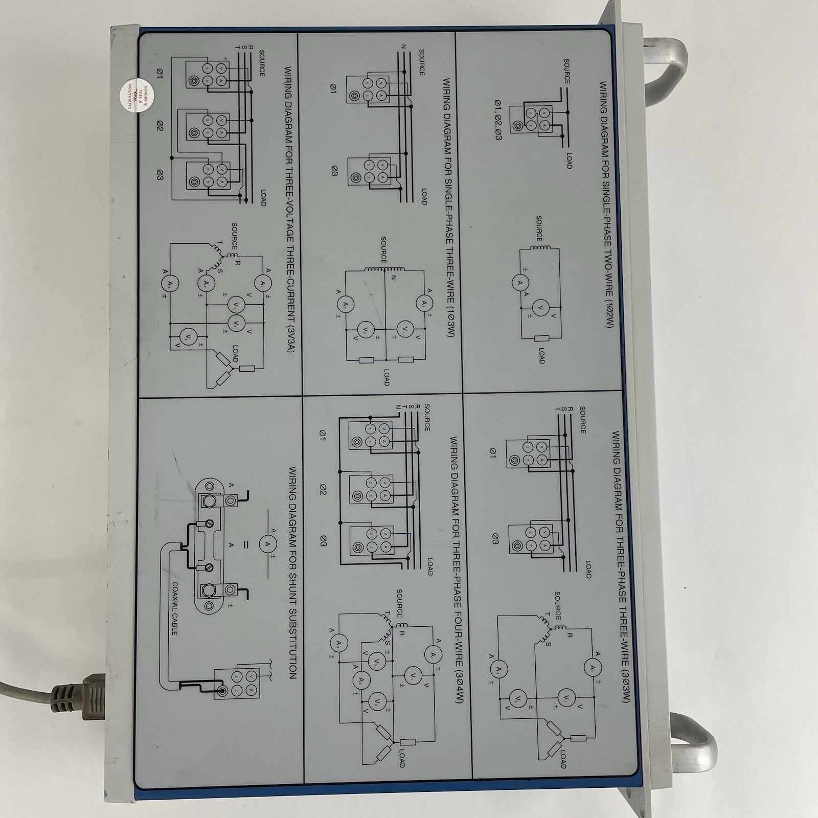 Magtrol 6530 3-Phase Power Analyzer Power Tested For Parts Missing Buttons6