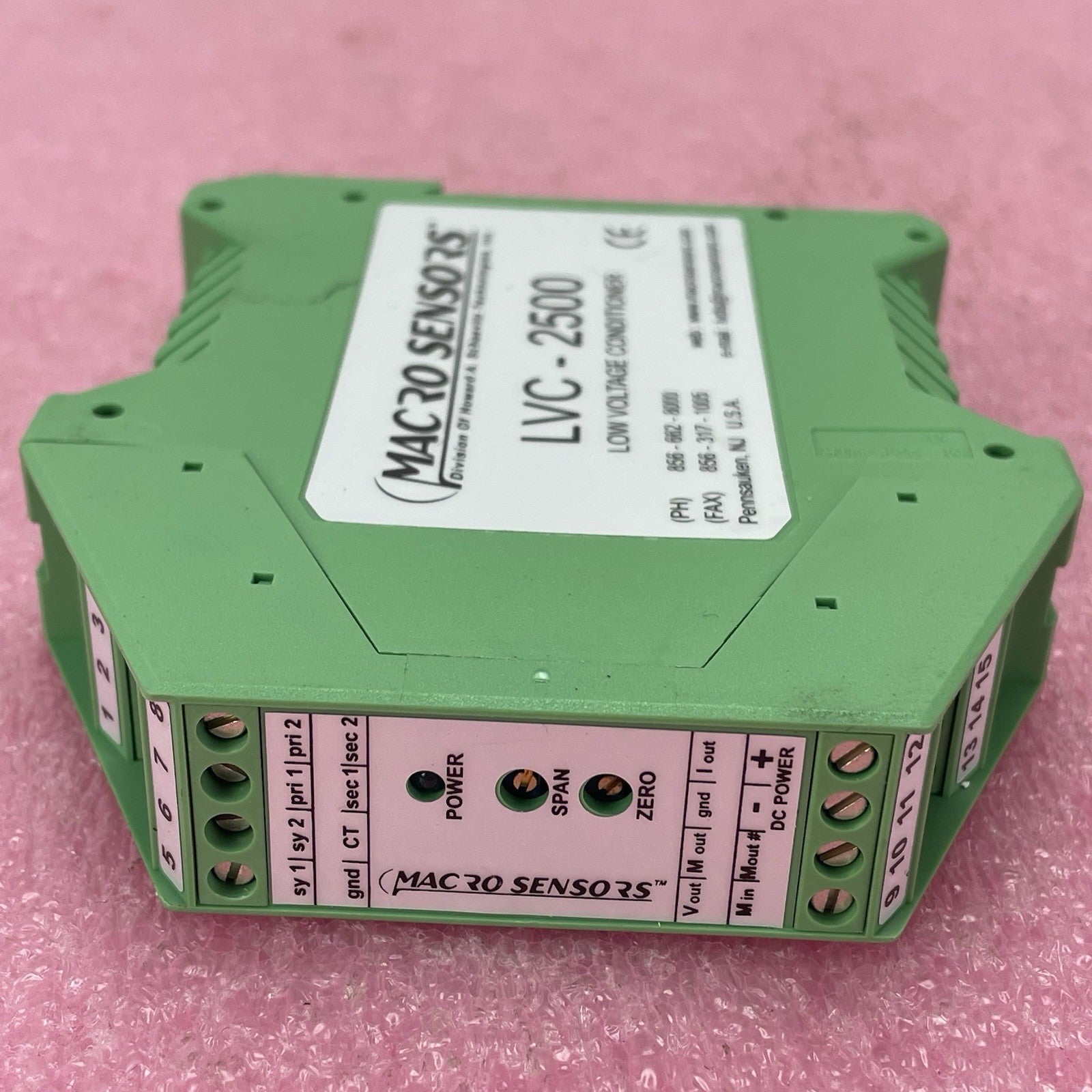Marco Sensors LVC-2500 Low Voltage Conditioner Module Parts/Repair1