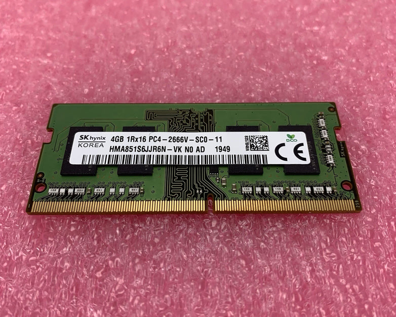 SK Hynix HMA851S6JJR6N-VK PC4-2666V-SC0-11 4GB 1Rx16 Desktop Memory RAM Lot of 2