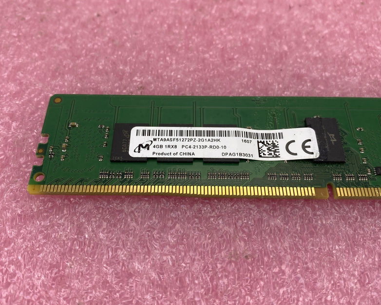 Micron 4GB PC4 DDR4 Server Memory Ram MTA9ASF51272PZ-2G1A2HK - Lot of 2