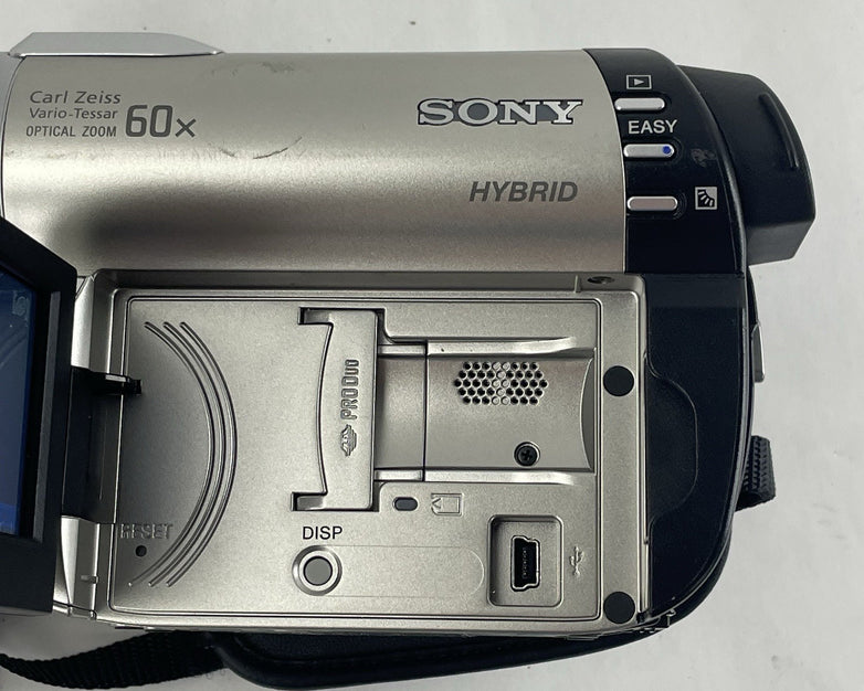 Sony Handycam DCR-DVD650 Camera ONLY Tested & Reset No Power Cord/Battery