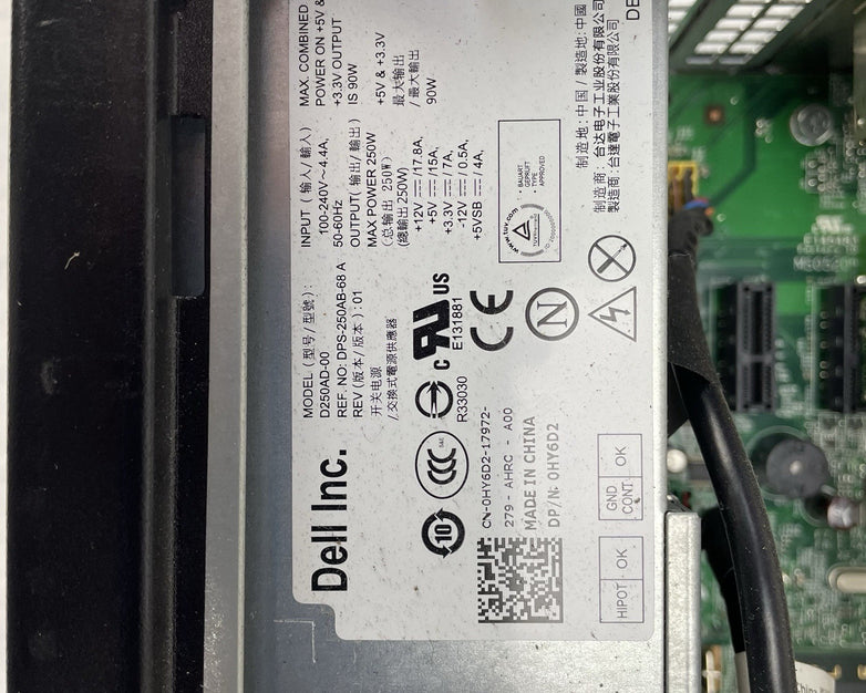 Dell OptiPlex 390 DT Pentium G630 2.70 GHz 4 GB Ram No HDD No OS