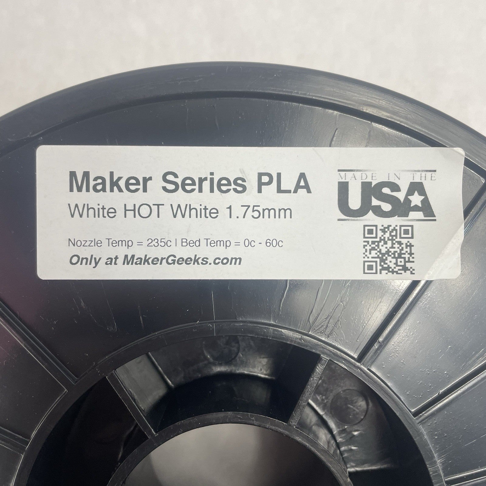 Maker Seris PLA Hot White PLA 1.75mm Filament