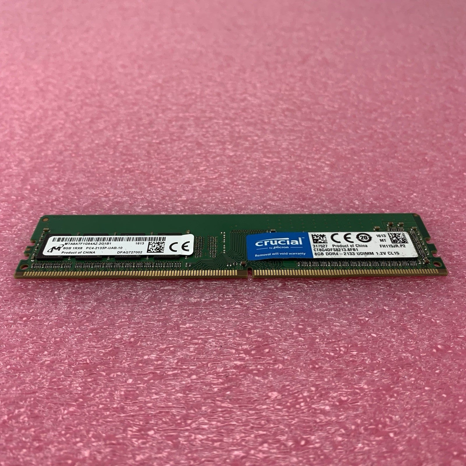 Micron Crucial MTA8ATF1G64AZ-2G1B1 PC4-2133P-UAB-10 8GB 1Rx8 Desktop Memory RAM1