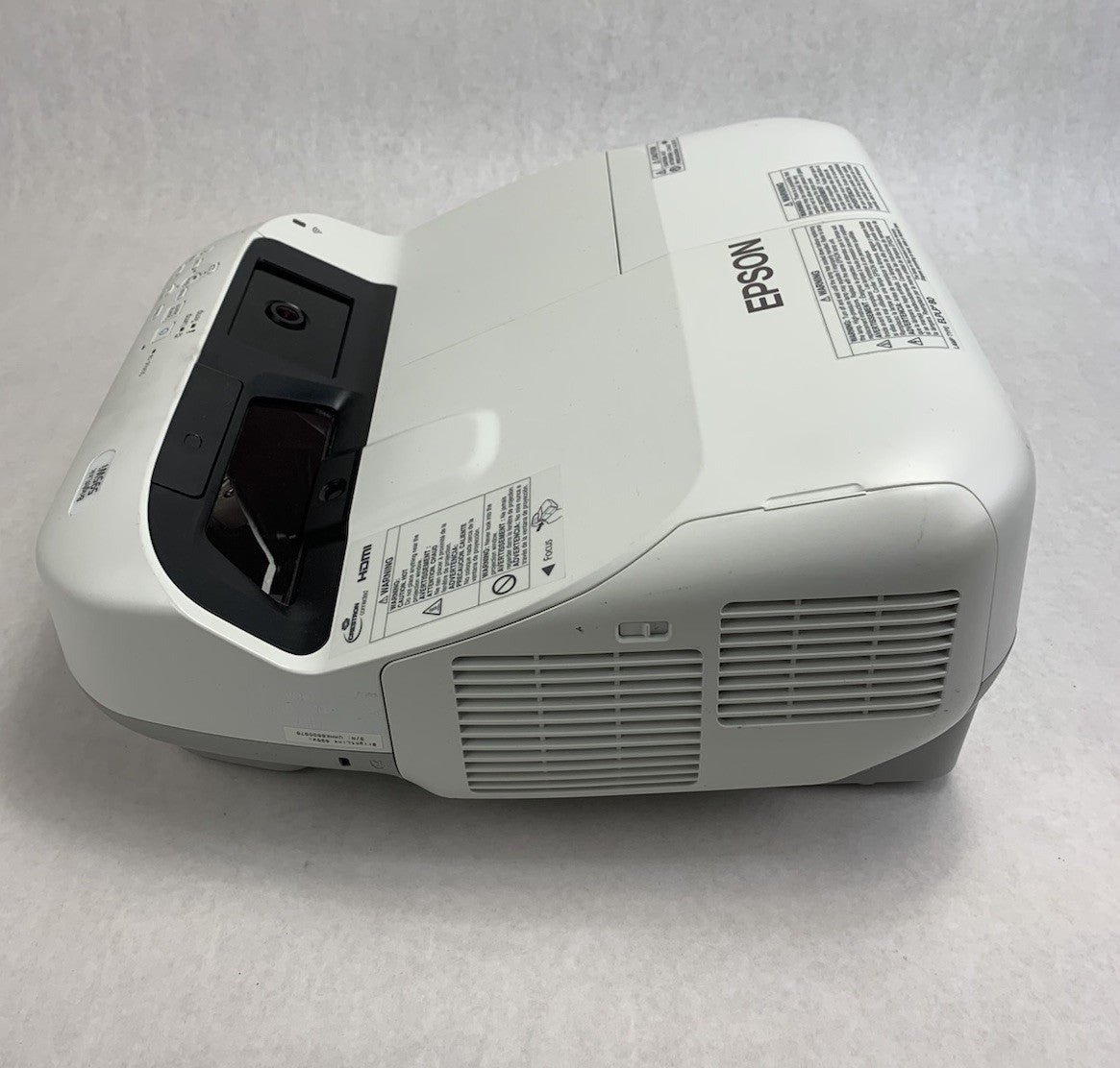 Epson H599A BrightLink 595Wi LCD Lamp Projector 1870 Lamp Hours No Remote4