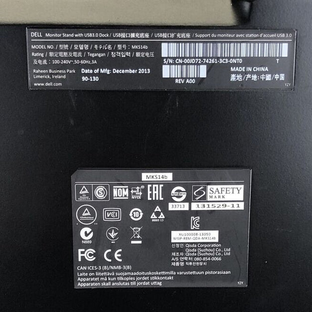 Dell MKS14 Monitor Stand With USB3.0 Dock