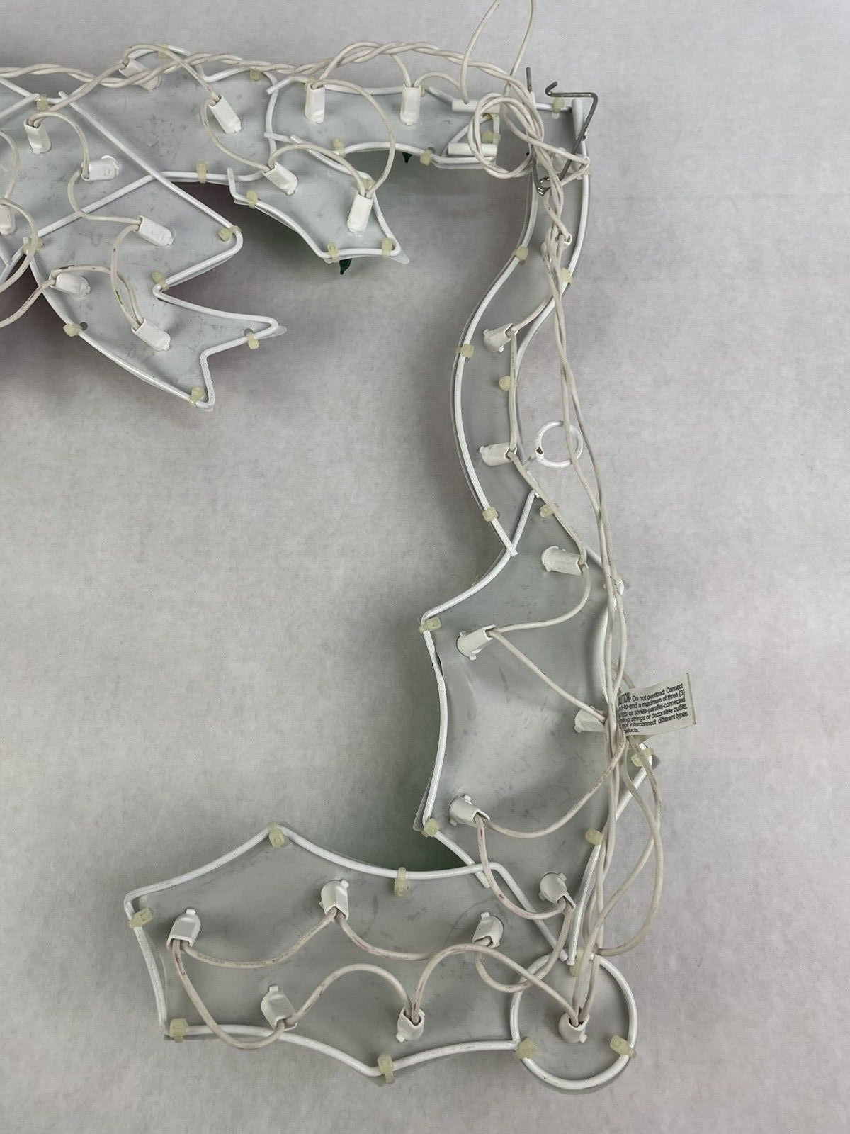 Celebrations 48" Holographic Holly With Bow Lighted Sign - Tested