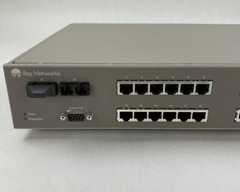 Bay Networks Baystack 350F-HD AL2012A08 24 Ports 10/100 Autosense Switch Tested
