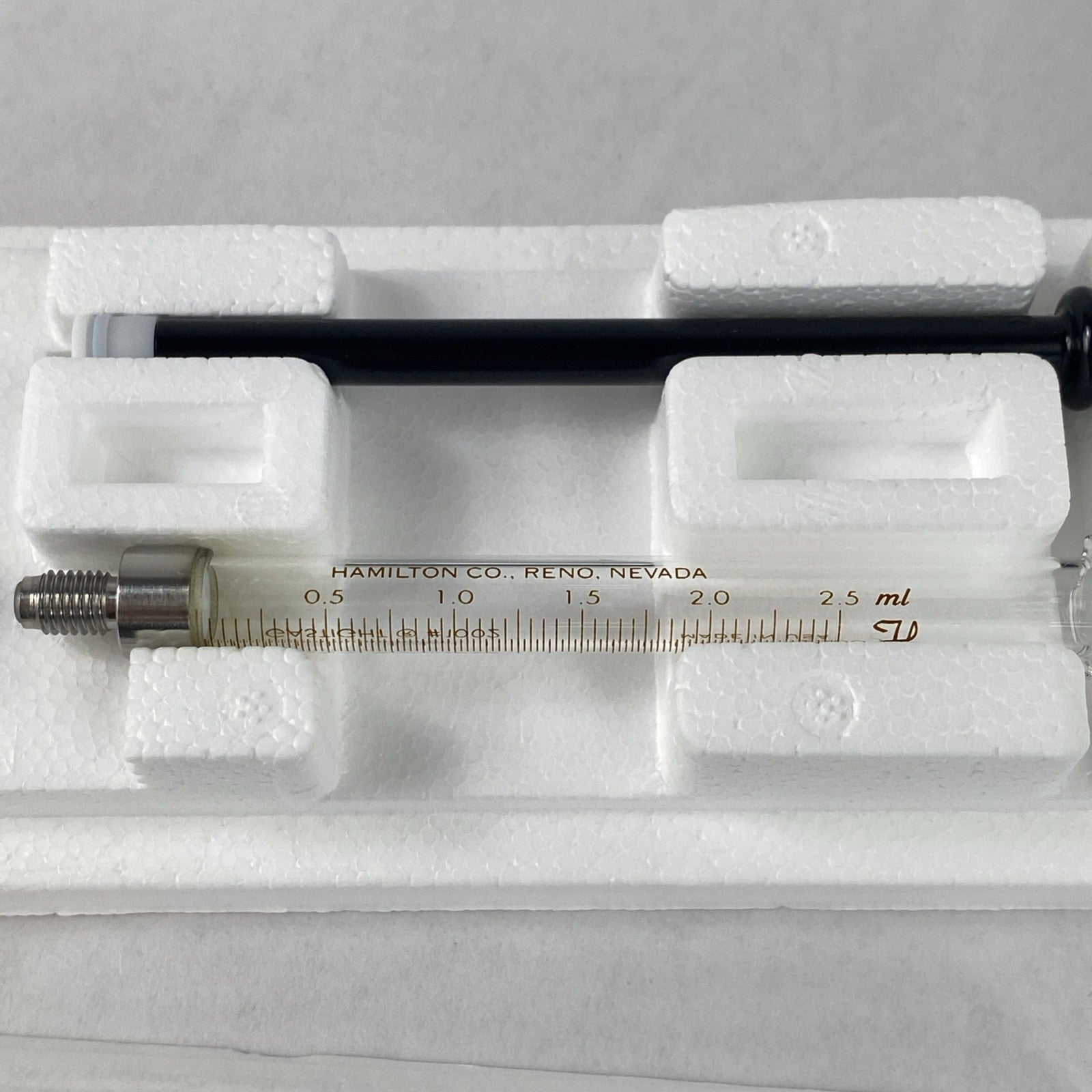 Hamilton 81460 1002C 2.5ml Gastight Instrument Syringe10