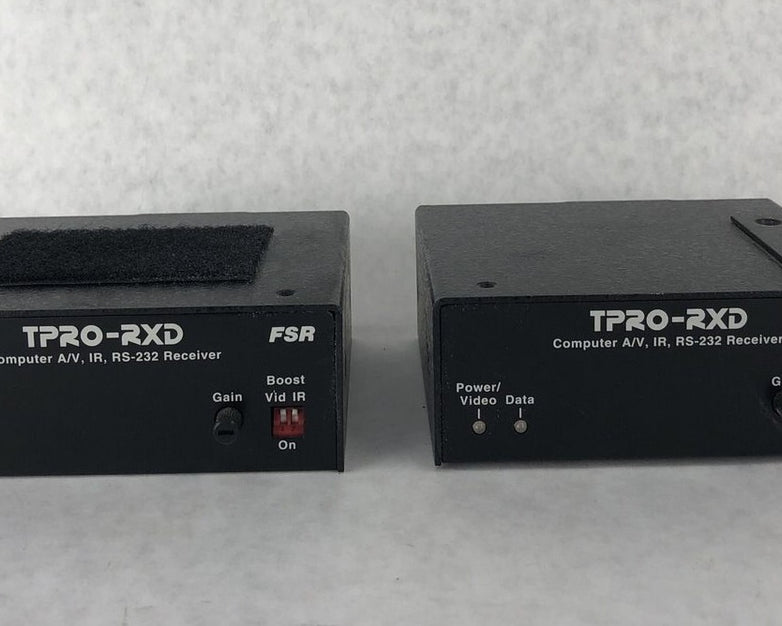 TPRO-RXD Computer A/V IR RS-232 Receiver (Lot of 2)