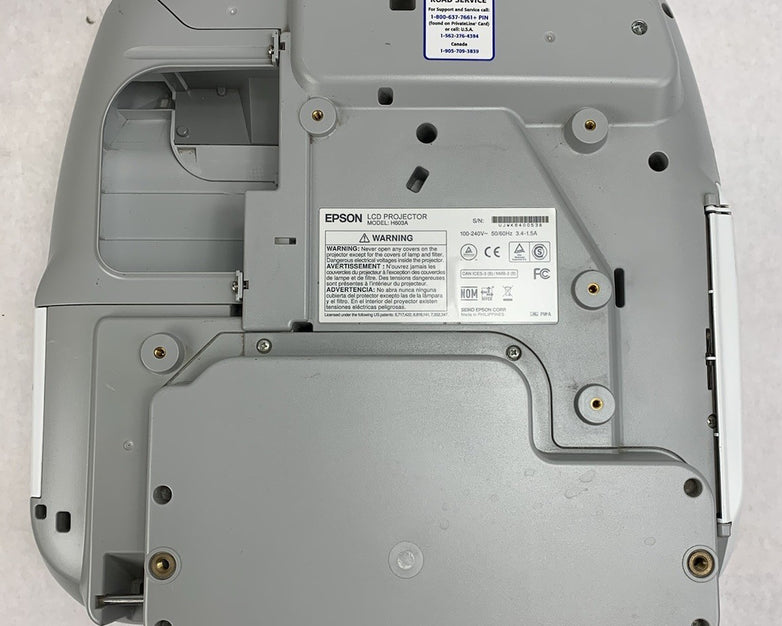 Epson H603A PowerLite 575W LCD Projector No Remote 2521 Lamp Hours