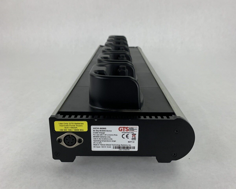 GTS Six Bay Battery MC9000 Device Charger HCH-9060 w/ Power Cord