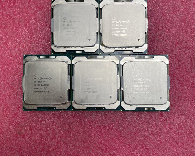 Lot of 5 Intel Xeon E5-2620V4 2.1GHz SR2R6 Processor