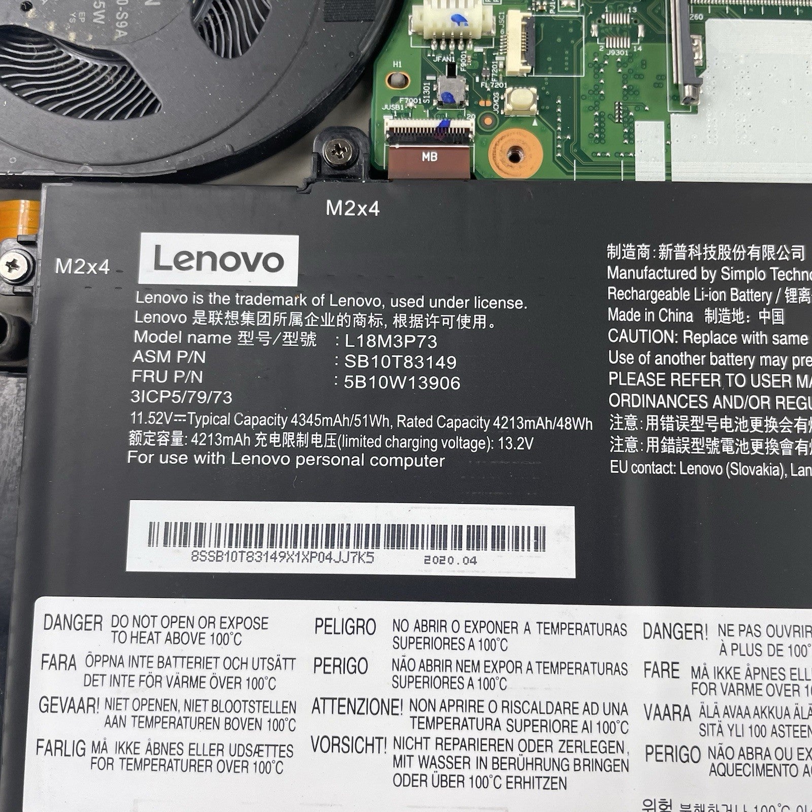 Lenovo ThinkPad T490 14" i5-8365U 1.60 GHz 8 GB RAM No SSD/OS/AC20