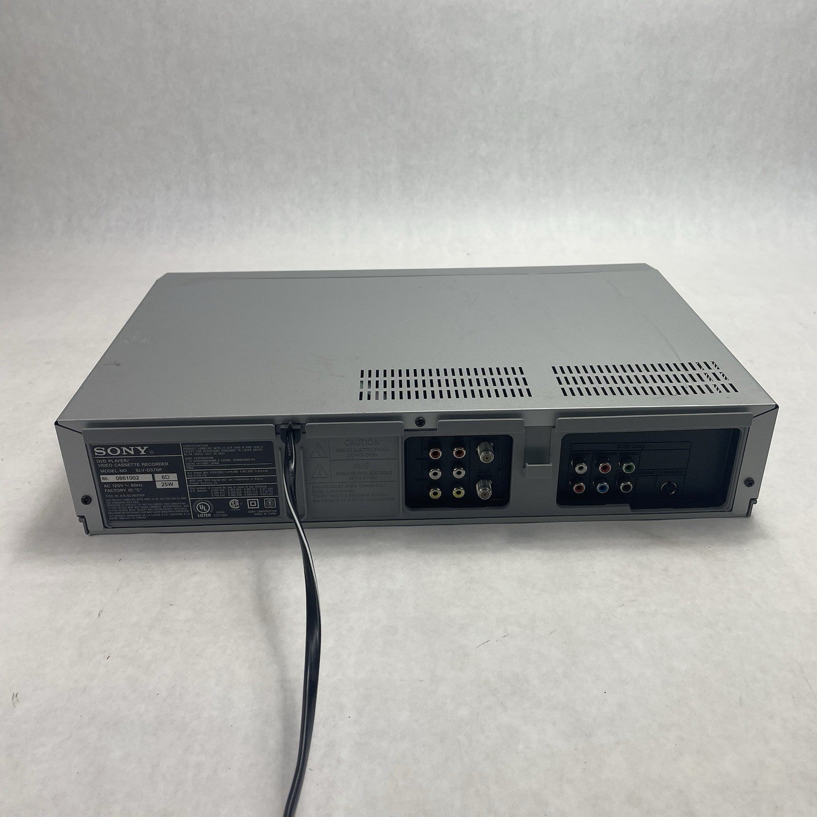 Sony SLV-D370P DVD VCR Player Tested Working8