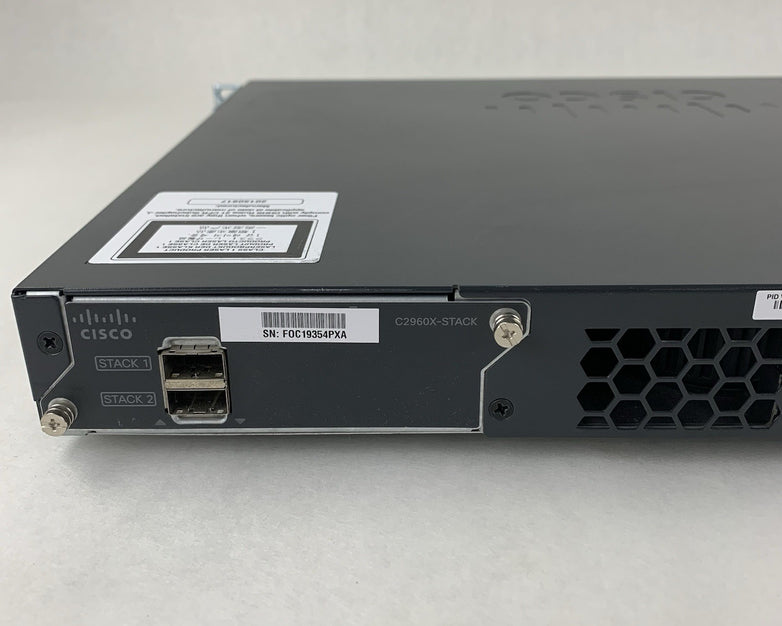 Cisco Catalyst  WS-2960X-48LPD-L V03 48 Ports Network Switch C2960X Stack Tested