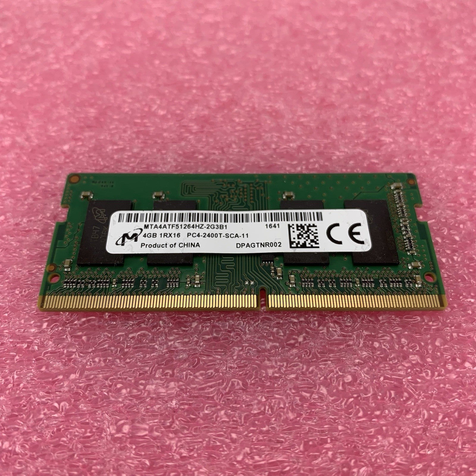 Micron MTA4ATF51264HZ-2G3B1 PC4-2400T-SCA-11 4GB 1Rx16 Desktop Memory RAM Lot 31