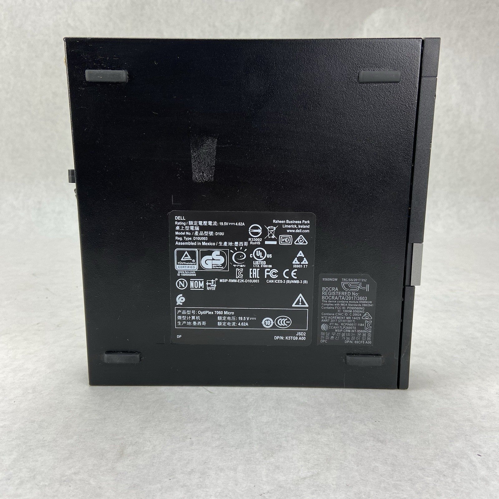 Dell Optiplex 7060 Micro Intel Core i7-8700T 2.4GHz 8GB RAM No HDDOSAC4