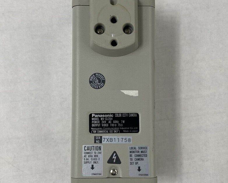 Panasonic WV-CL354 Color CCTV Camera For Parts or Repair