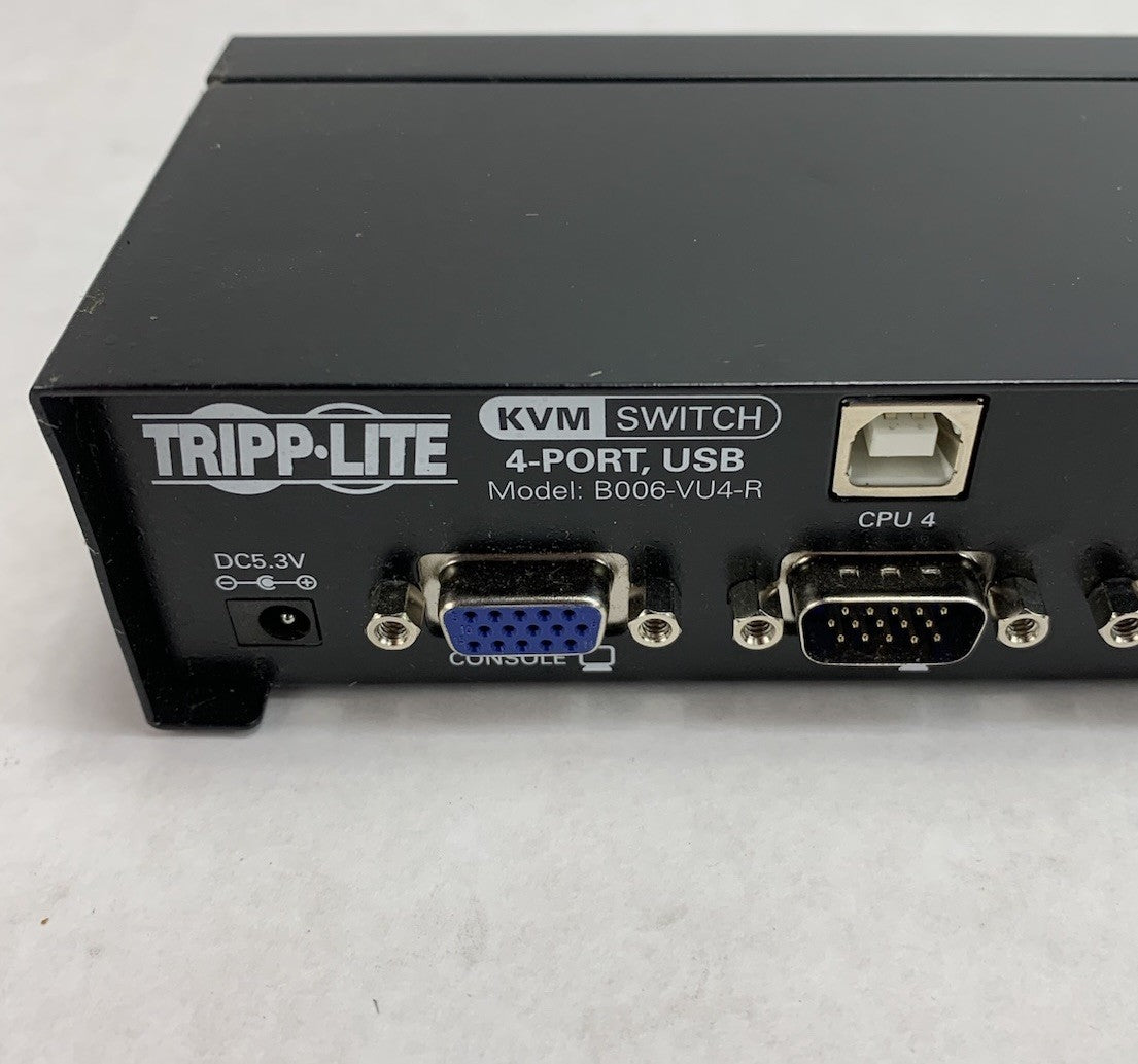 Tripp-Lite B006-VU4-R 4-Port USB KVM Switch4