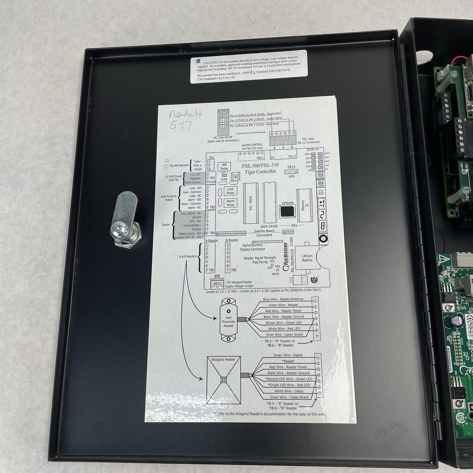 Keri PXL-500W Enclosures with Cards Untested