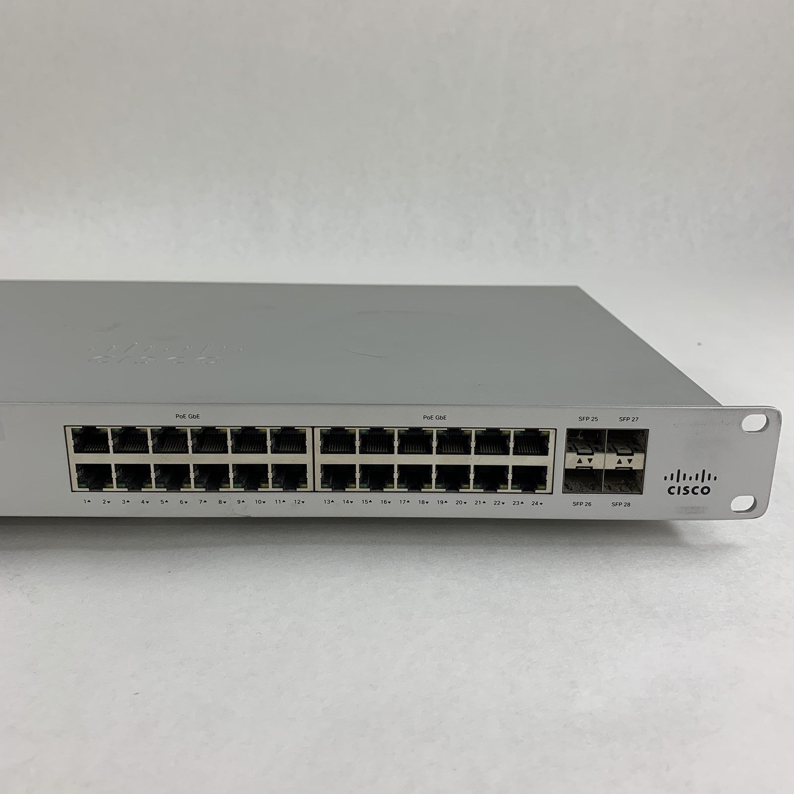 Cisco Meraki MS120-24P-HW 24-Port Gigabit Cloud Managed PoE Switch Tested