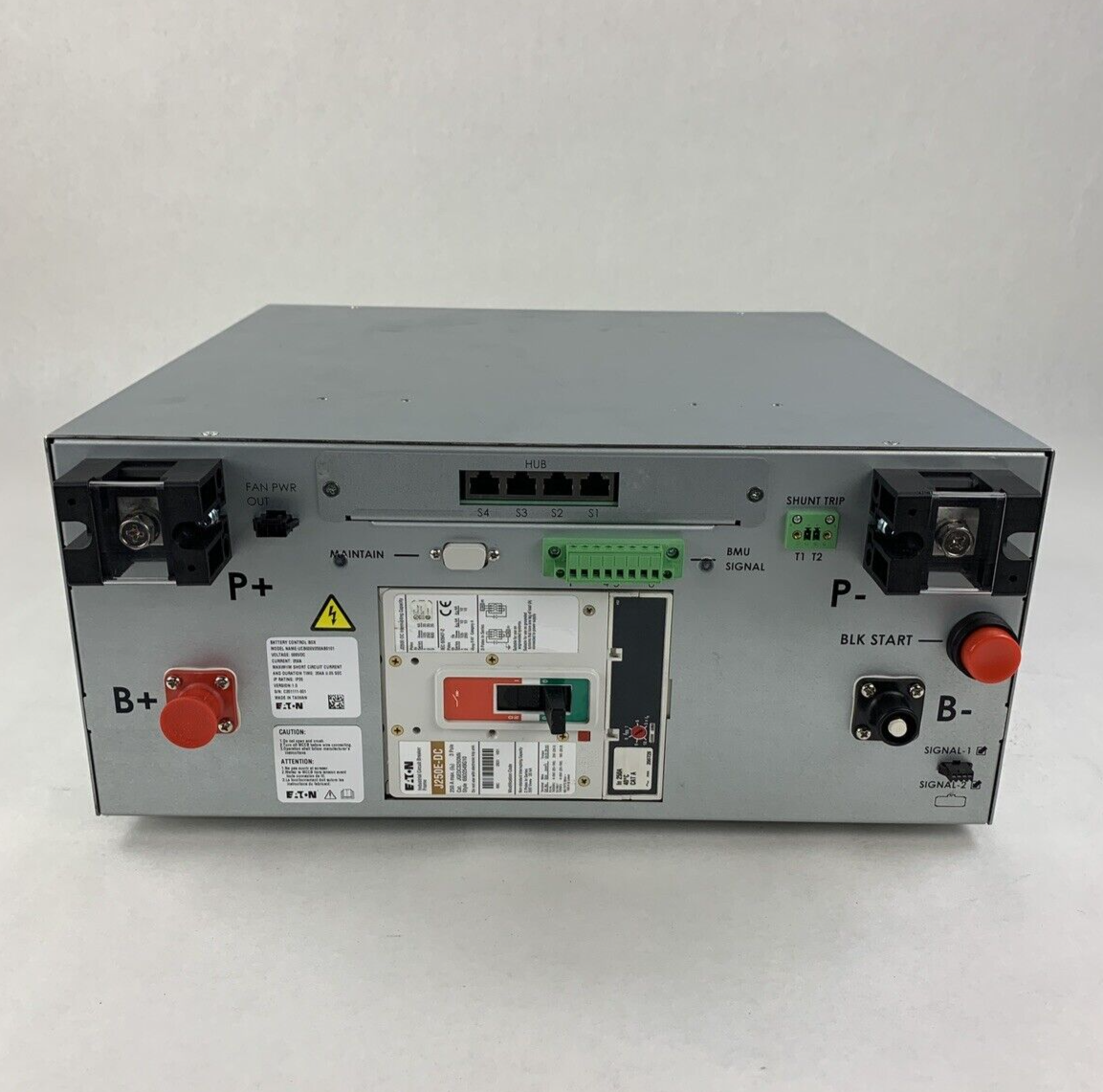 Eaton UCB600V250AB0101 Battery Control Box 600VDC 250A w/ J250E-DC Trip Breaker